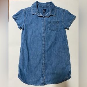 GAP Denim Shirt Dress Size 4T